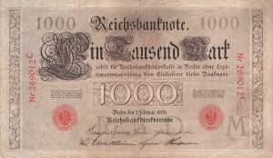 1000 Mark 1908 MC ro.36